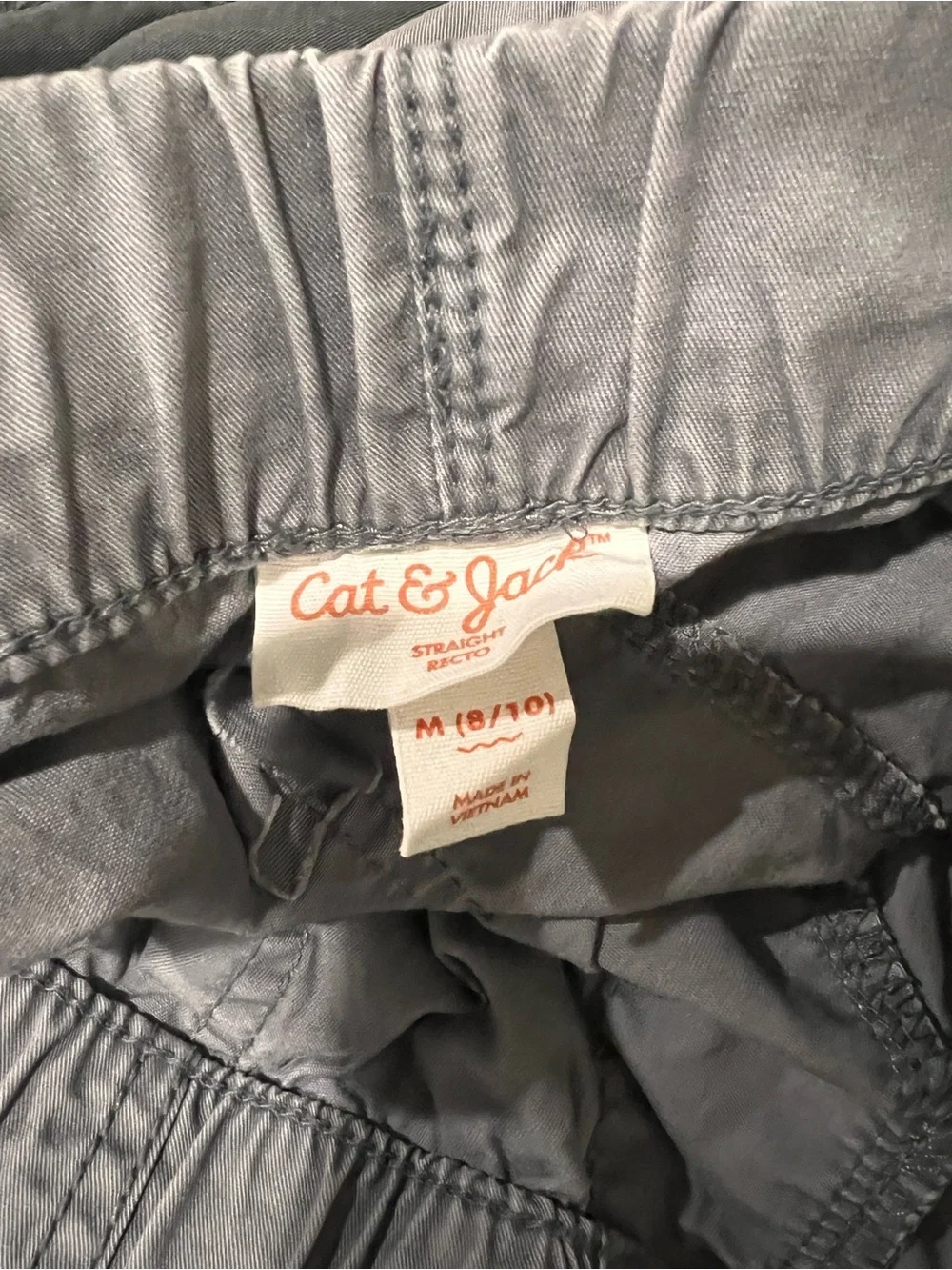 Cat & Jack Kids Cargo Pants - 4 pair included: Tan, Dark Gray, Light Gray, Navy